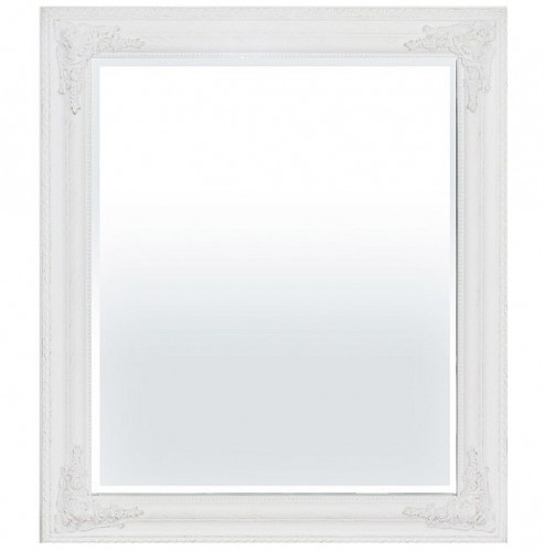 Bílé zrcadlo s patinou