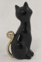 náhled Černá kočka se zlatými detaily GD DESIGN