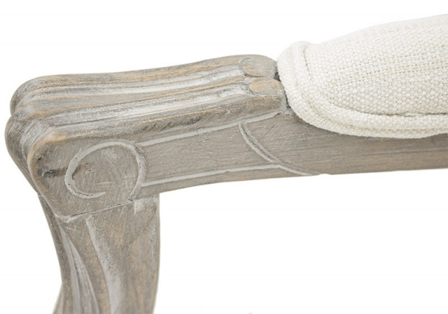 detail Dřevěné čalouněné křeslo s područkami GD DESIGN