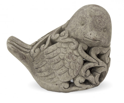 Figurka ptáček z kameniny