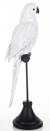 detail Figurka bílý papoušek střední GD DESIGN