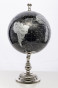 náhled Kovový globus stříbrno-černý GD DESIGN