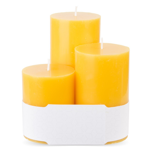 Vonná svíčka mango 3 kusy