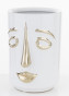 náhled Keramická váza zlatý obličej GD DESIGN