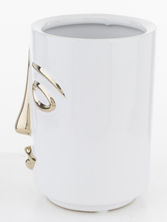 detail Keramická váza zlatý obličej GD DESIGN