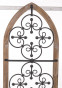 náhled Dřevěná dekorace na zeď s kovanými prvky GD DESIGN