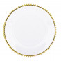 náhled Dekorativní plastový talíř se zlatým okrajem GD DESIGN