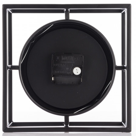 detail Kovové stolní hodiny černé GD DESIGN