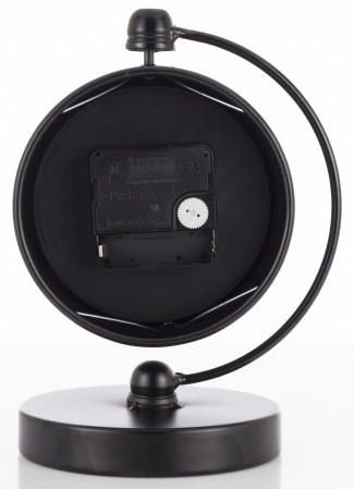 detail Stolní kovové hodiny černé GD DESIGN