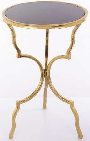 detail Kovový stolek se skleněnou deskou GD DESIGN