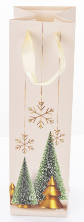 detail Vánoční dárková taška na lahev GD DESIGN