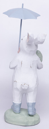 detail Figurka zajíčka s deštníkem GD DESIGN