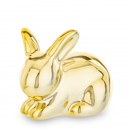 detail Dekorace figurka zlatý králík GD DESIGN