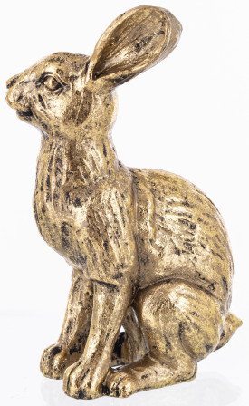 detail Figurka zlatého zajíčka GD DESIGN